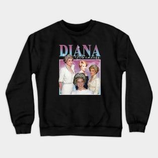 Princess Diana Homage Vintage Crewneck Sweatshirt